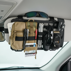 Tactical Sun Visor Organizer with Items